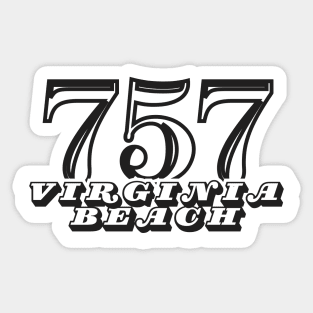 757 Virginia Beach VA USA Sticker